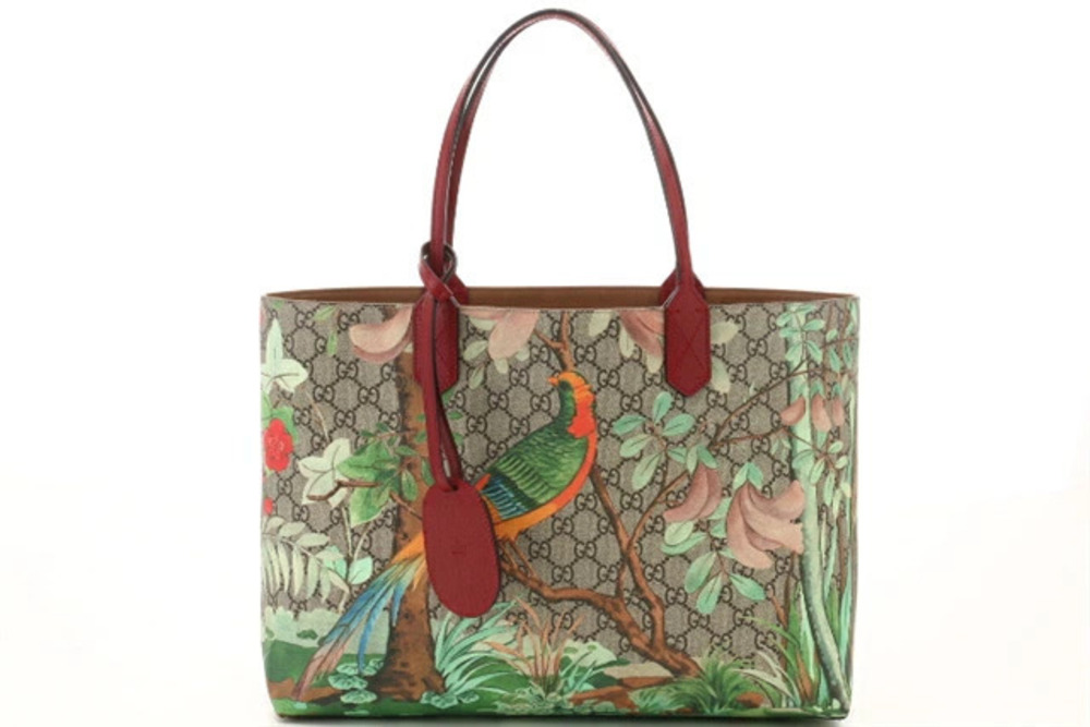 Gucci Bag Tote GG Supreme Tianton Calfskin